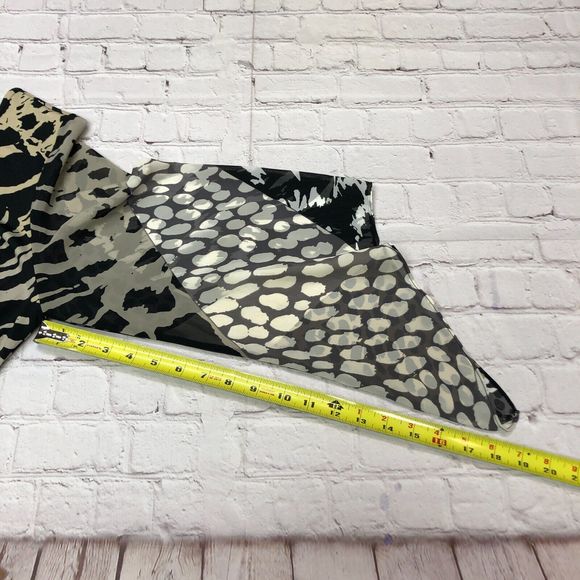 Alfani Women Blouse Top Shirt Size XL X-Large Polyester Blend B224 -17 - Picture 5 of 13